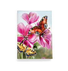 Обложка для автодокументов, AUT2 «Бабочки большие»