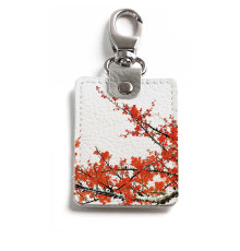 Брелок (Прямоугольный ) TRI1 «Ветка сакуры»