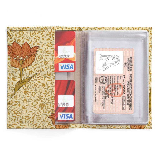 Обложка для автодокументов, AUT2 «William Morris 5»