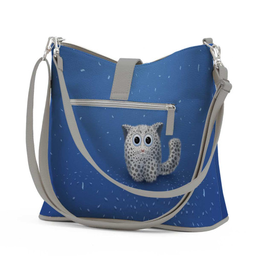 Сумка на плечо BG12 «Snow leopard»