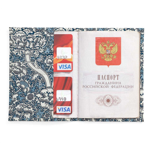Обложка для паспорта, PAS2 «William Morris 7»