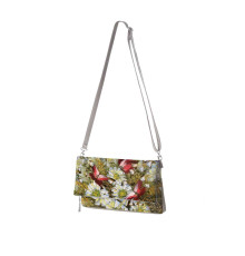 Клатч, кросс-боди KHL3 «Бабочки и цветы»