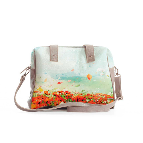 Сумка на плечо BAG5 «Маки»