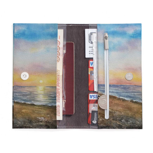 Портмоне PRS3 «Морской рассвет »