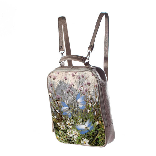 Рюкзак BKP1 «Бабочки над цветами и травами»
