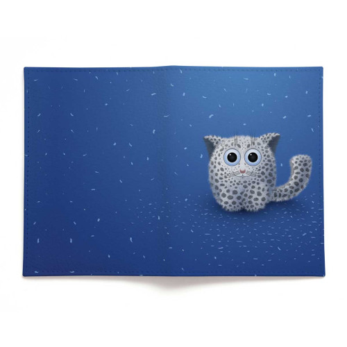 Обложка для автодокументов, AUT2 «Snow leopard»