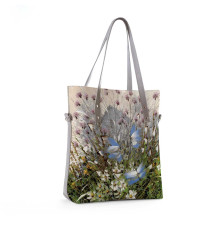 Сумка тоут BAG9 «Бабочки над цветами и травами»