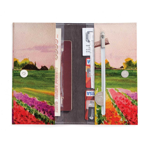 Портмоне PRS3 «Поля тюльпанов Голландия»