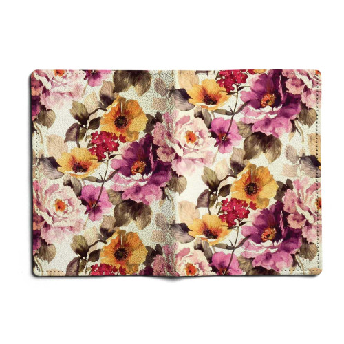 Обложка для автодокументов, AUT1 «Autumn flowers »