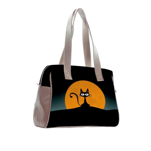 Сумка на плечо BAG5 «Кот с луной»