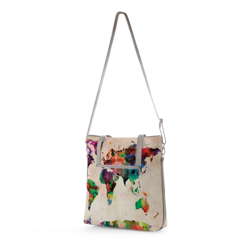 Сумка тоут BAG9 «World map»
