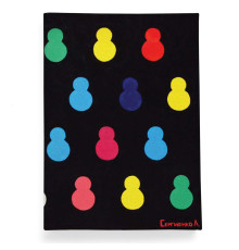 Обложка для паспорта, PAS2 «Черные матрешки»