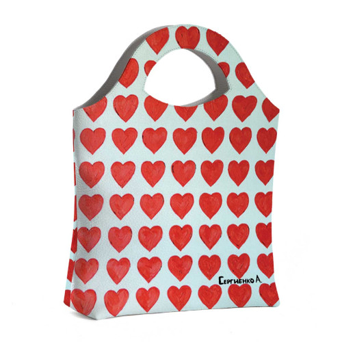 Сумка тоут BAG4 «Сердечки»