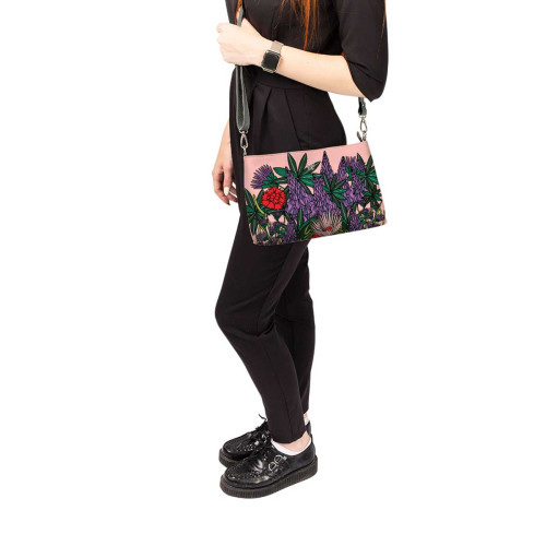 Сумка шолдер, BAG3 « Люпины»