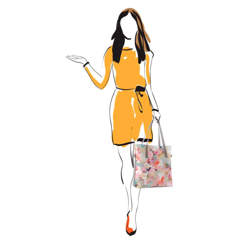 Сумка тоут BAG9 «Peonies»