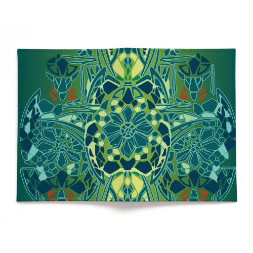 Обложка для паспорта, PAS2 «Мозаичные цветы»