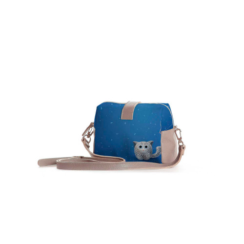 Сумка кросс-боди BAG6 «Snow leopard»