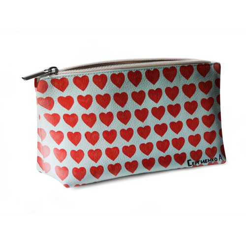 Косметичка big KOS2 «Сердечки»