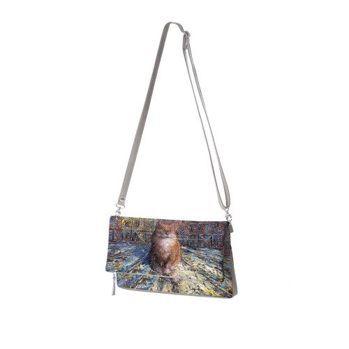 Клатч, кросс-боди KHL3 «Рыжий кот»