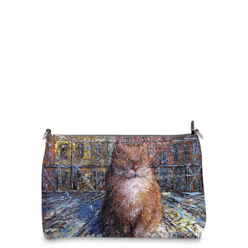 Сумка шолдер, BAG3 «Рыжий кот»