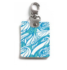 Брелок (Прямоугольный ) TRI1 «Волны»
