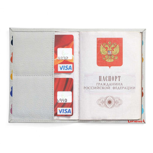 Обложка для паспорта, PAS2 «Матрешки»