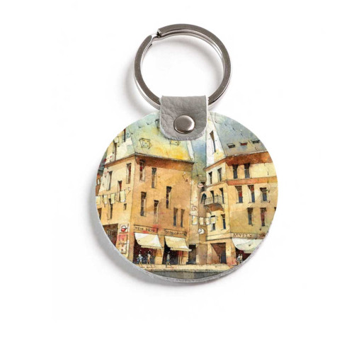 Брелок (Круглый) TRI4 «Tytus brzozowski city»