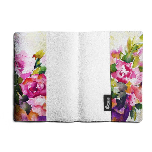 Обложка для паспорта, PAS1 «Watercolor flowers in vase»