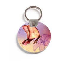 Брелок (Круглый) TRI4 «Бабочка 6»