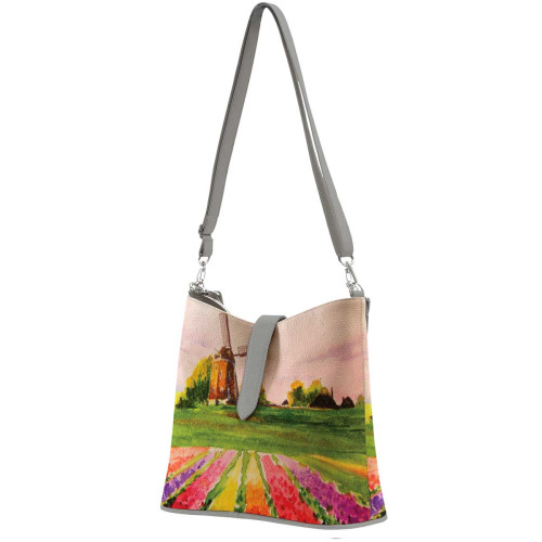 Сумка на плечо BG12 «Поля тюльпанов Голландия»