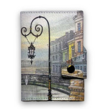 Кошелек мини, кардхолдер, PR24 «Питер фонарь»