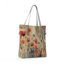 Сумка тоут BAG9 «Flowers poppies»