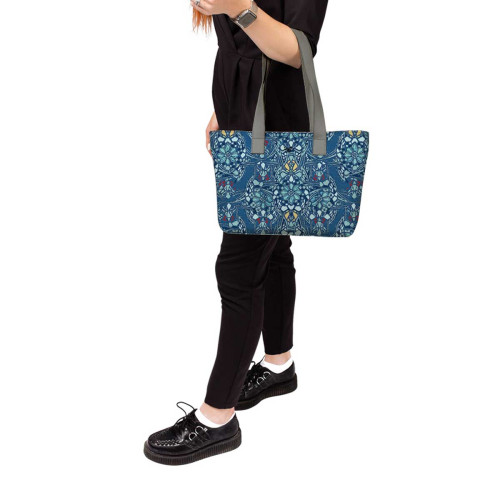 Сумка тоут, BAG2 «Мозаика голубая»