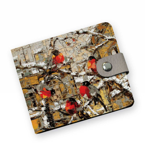 Кошелек мини PRS8 «Снегири»