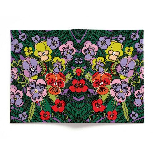 Обложка для автодокументов, AUT2 «Анютины глазки»