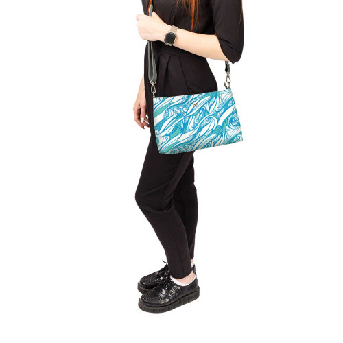 Сумка шолдер, BAG3 «Волны»