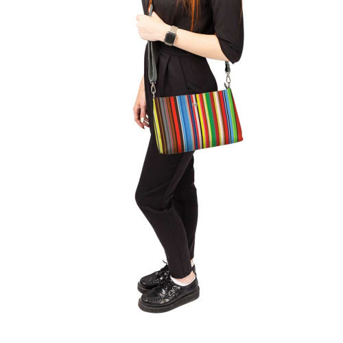 Сумка шолдер, BAG3 «Полоски»