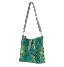 Сумка на плечо BG12 «Мозаика оливковая»