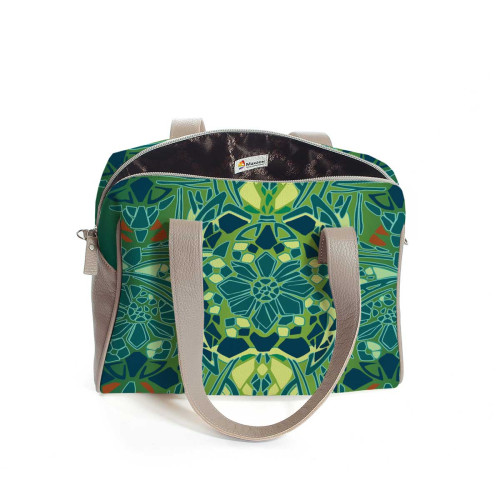 Сумка на плечо BAG5 «Мозаичные цветы»