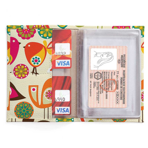 Обложка для автодокументов, AUT2 «Birds»