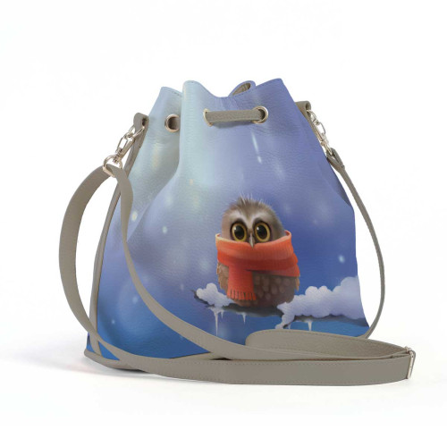 Сумка на плечо BG16 «Owl in scarf»