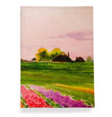 Обложка для паспорта, PAS2 «Поля тюльпанов Голландия»