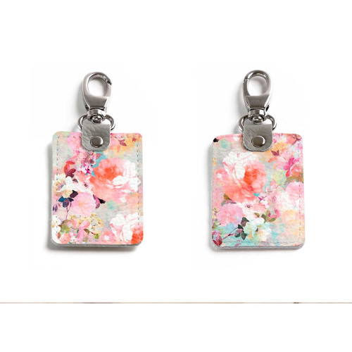 Брелок (Прямоугольный ) TRI1 «Peonies»