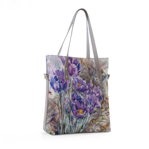 Сумка тоут BAG9 «На опушке расцвела сон-трава»