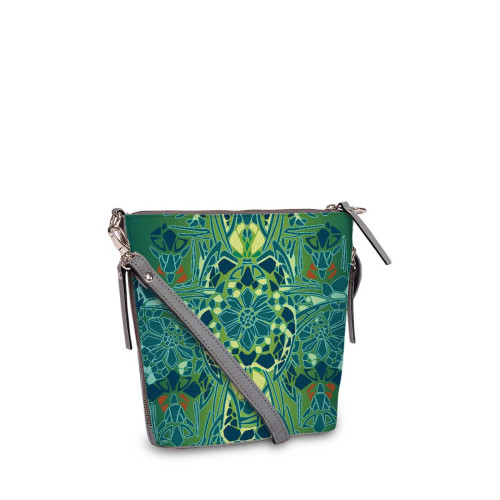 Сумка кросс-боди BAG8 «Мозаичные цветы»