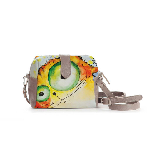 Сумка кросс-боди BAG6 «Crazy cat»