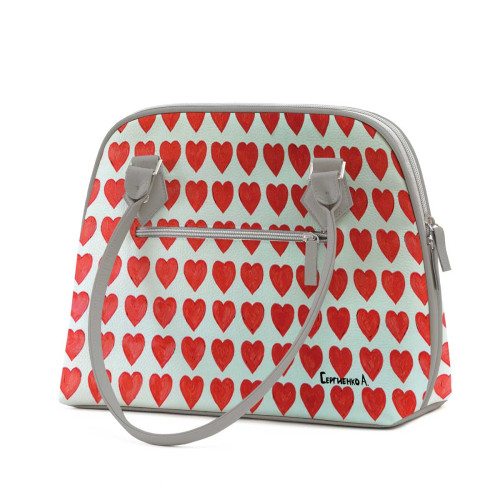 Сумка на плечо BG11 «Сердечки»