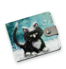 Кошелек мини PRS8 «Snow cat»