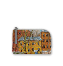 Портмоне, PR21 «Дерево и желтый домик ранней весной»