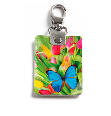 Брелок (Прямоугольный ) TRI1 «Butterfly»
